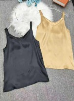 Bulk Wholesale V-Neck Silk Satin Camisole Tank Tops - Multiple Colors, Total 3959 Pieces - Image 7