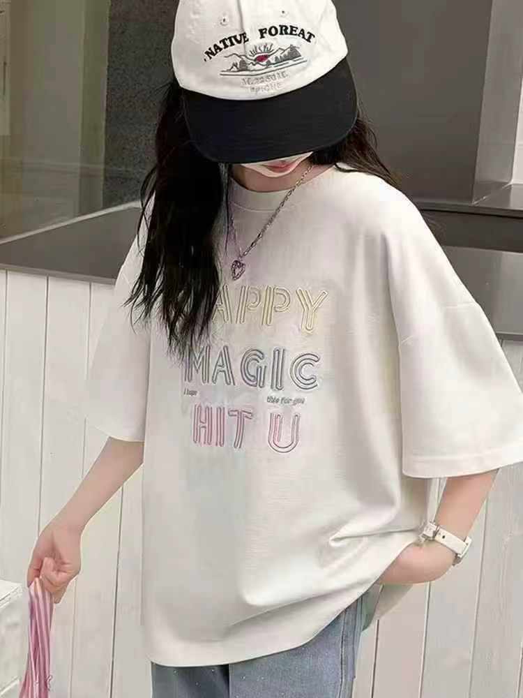 Mixed Cotton Men & Women T-Shirts 2100PCS Bulk Chinese Clothing Stock Clearance - Image 1