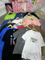 Mixed Cotton Men & Women T-Shirts 2100PCS Bulk Chinese Clothing Stock Clearance - Image 7