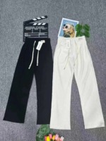 1000 Pieces Women's Chenille High Waist Wide Leg Straight Casual Fall Winter Pants - Image 4