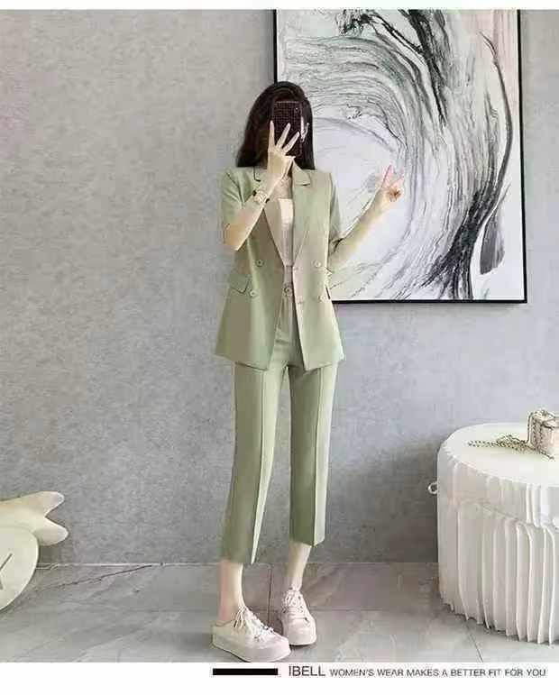 288 Pieces 2025 Casual Elegant Blazer Suits, Sizes S-4XL, 2 Colors Wholesale Stock Lot - Image 1