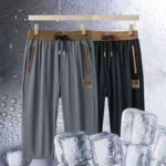 Men's Summer Thin Ice Silk Loose Quick Dry 3/4 Casual Sports Shorts, 2 Colors, M-5XL, Around 12700 Pieces Bulk Stock - Image 9