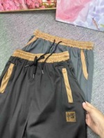 Men's Summer Thin Ice Silk Loose Quick Dry 3/4 Casual Sports Shorts, 2 Colors, M-5XL, Around 12700 Pieces Bulk Stock - Image 5