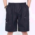 2000 Pcs Men's 5-inch Cargo Shorts, Loose Elastic Waist Casual Shorts for Middle-aged & Elderly Men Wholesale Stock Lots - Image 9
