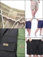 2000 Pcs Men's 5-inch Cargo Shorts, Loose Elastic Waist Casual Shorts for Middle-aged & Elderly Men Wholesale Stock Lots - Image 5