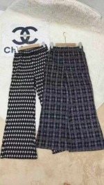 12500 Pcs Fashion Faux Mink Plaid Women's Pants Bulk Stock Wholesale - Image 1