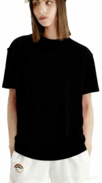 1680 Pieces Women's Solid Plain 100% Cotton T-Shirts, Individual Packing Bulk Clearance Wholesale - Image 1