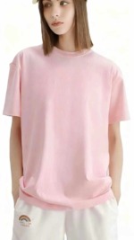 1680 Pieces Women's Solid Plain 100% Cotton T-Shirts, Individual Packing Bulk Clearance Wholesale - Image 8