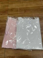 1680 Pieces Women's Solid Plain 100% Cotton T-Shirts, Individual Packing Bulk Clearance Wholesale - Image 7