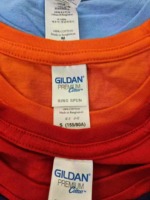Over 3000 Pieces Plain Solid Pure Cotton Short Sleeve T-Shirts Stock Lot Bulk Wholesale - Image 4