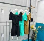 New Style Short Sleeve Dresses 99PCS, One Size, 3 Colors, Individual Packing, Stock Lot Wholesale - Image 3
