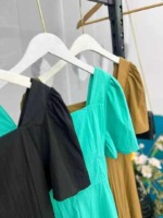 New Style Short Sleeve Dresses 99PCS, One Size, 3 Colors, Individual Packing, Stock Lot Wholesale - Image 2
