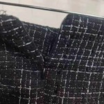 Black Slim Tweed Style New Woolen Midi Skirt, Sizes S/M/XL, Around 75 Pieces Bulk Stock Wholesale - Image 3