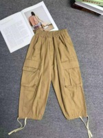 Bulk Clearance 285 Pieces New Summer Kids Cargo Anti-Mosquito Casual Straight Wide Leg Children Pants, Individual Packing Sizes 100-150 - Image 9