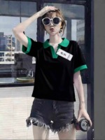 562 Pieces Women's Cotton V-Neck Short Sleeve Polo T-Shirts, Size M-2XL With Individual Packing & Tag - Image 6