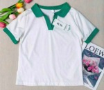 562 Pieces Women's Cotton V-Neck Short Sleeve Polo T-Shirts, Size M-2XL With Individual Packing & Tag - Image 5