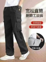 3000 Pieces Elastic Waist Beltable Straight Leg Cargo Pants, Individual Pack, Sizes XL XXL XXXL Bulk Clearance Wholesale - Image 6
