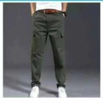 3000 Pieces Elastic Waist Beltable Straight Leg Cargo Pants, Individual Pack, Sizes XL XXL XXXL Bulk Clearance Wholesale - Image 4