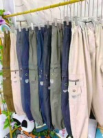 5000 Pieces Drawstring Cargo Pants, Sizes XL-XXXL, Individual Packing, Chinese Stock Lot Clearance - Image 5