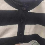 Approx 80 Pieces One Size Korean Style Color-blocked Classic Stripe Fashion Knit Cardigan - Image 3