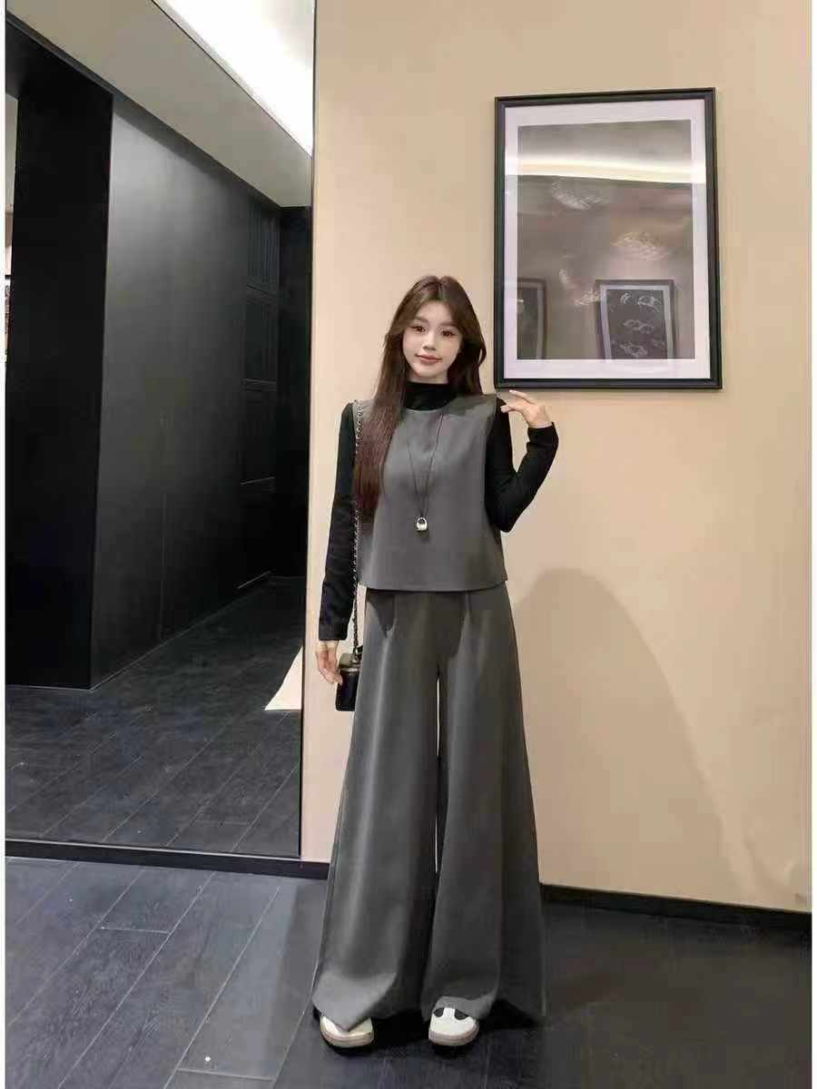 50 Sets Clearance 3-Piece Outfits Sizes S-2XL, Base Top Vest Pants Individual Packaging - Image 1