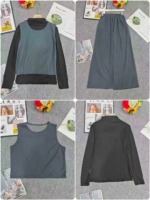 50 Sets Clearance 3-Piece Outfits Sizes S-2XL, Base Top Vest Pants Individual Packaging - Image 4