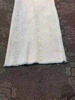 41 Pcs American High Street Vibe Vintage Washed Light Color Loose Flare Straight Branded Men's Jeans Wholesale Stock Lot - Image 5