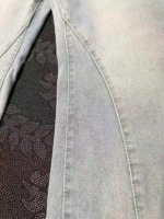 41 Pcs American High Street Vibe Vintage Washed Light Color Loose Flare Straight Branded Men's Jeans Wholesale Stock Lot - Image 4