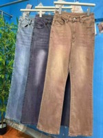 165 Pcs Women's High Waisted Stretchy Non-stick Flared Jeans 2026 Spring New Arrival Wholesale Stock - Image 7