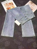 165 Pcs Women's High Waisted Stretchy Non-stick Flared Jeans 2026 Spring New Arrival Wholesale Stock - Image 3