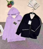 Clearance Around 120 Pcs Korean Style Autumn Winter Loose Fleece Zip Up Hoodies S-XL With Tags Individual Packing - Image 7