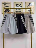 740 Pcs High Quality American Trendy Men's 3-Stripes Ice Silk Quick Dry Casual Sports 5-inch Shorts Bulk Clearance - Image 5