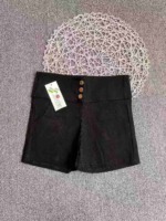 About 1050 Pcs Women's High Waist Stretchy Skinny Shorts, Mostly Black Sizes S-4XL Individually Packed Bulk Stock - Image 2