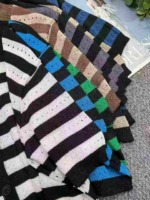 Summer New Contrast Stripe Hollow Knit Short Sleeve Open Cardigan, 238 Pieces Bulk Stock - Image 2