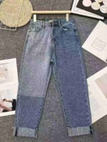 328 Pieces New Spring Summer Women's High Waist Cuffed Straight Slim Cigarette Jeans S-XL, Authentic Individual Pack Bulk Clearance - Image 1