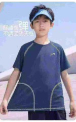 Approx 370 Pcs Big Kids Size 110-165 Quick Dry Stretch Sports T-Shirts Clearance Stock - Image 9