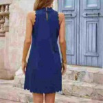 Clearance Stretchy Ruffled Sleeveless Vest Dress, Sizes S-2XL, Approx 100 Pieces, Multi-color - Image 1