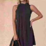 Clearance Stretchy Ruffled Sleeveless Vest Dress, Sizes S-2XL, Approx 100 Pieces, Multi-color - Image 8