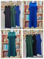 Clearance Stretchy Ruffled Sleeveless Vest Dress, Sizes S-2XL, Approx 100 Pieces, Multi-color - Image 3