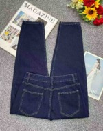 Vintage Dark Blue Plus Size Harem Dad Denim Jeans, Around 180 Pcs Bulk Clearance - Image 9
