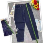Vintage Dark Blue Plus Size Harem Dad Denim Jeans, Around 180 Pcs Bulk Clearance - Image 8