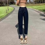 Vintage Dark Blue Plus Size Harem Dad Denim Jeans, Around 180 Pcs Bulk Clearance - Image 5