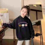 456 Pieces Kids Cotton Embroidered Hooded Sweatshirts Fleece Option Mixed Sizes 90-140 Wholesale Stock Lot - Image 7