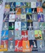 About 1100 Pcs Unisex Trendy Brand Heavyweight Short Sleeve T-Shirts, Bulk Clearance 13.8 CNY Per Piece - Image 1