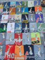 About 1100 Pcs Unisex Trendy Brand Heavyweight Short Sleeve T-Shirts, Bulk Clearance 13.8 CNY Per Piece - Image 6