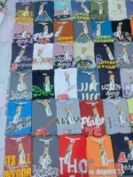 About 1100 Pcs Unisex Trendy Brand Heavyweight Short Sleeve T-Shirts, Bulk Clearance 13.8 CNY Per Piece - Image 5