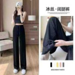 2384 PCS Quality Casual Bound Edge Ice Silk Pants Bulk Wholesale Stock Lot - Image 8