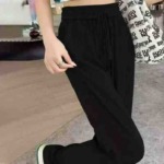 2384 PCS Quality Casual Bound Edge Ice Silk Pants Bulk Wholesale Stock Lot - Image 3