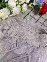 991 Pieces Summer Thin High Waist Loose Straight Gray Sports Pants Stock Clearance - Image 1