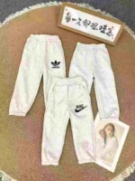 Stock Lot Wholesale Kids Clothing: 150pcs Cotton Composite Fleece Embroidered Casual Pants + 15pcs Outerwear, Size 80-120, Individual Packing - Image 1